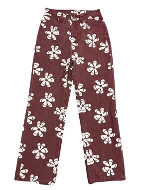 Cider Floral Denim Jeans Size Small